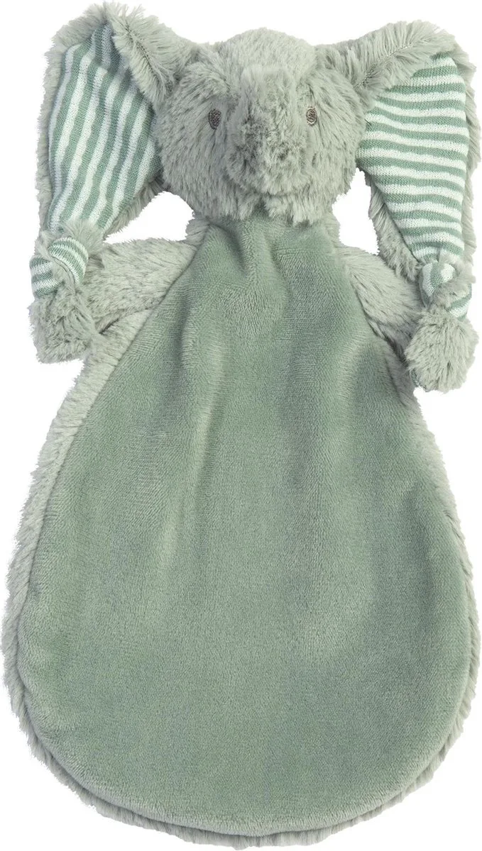 Olifant Eddy Knuffeldoekje - Baby cadeau van Happy Horse in Groen – productfoto