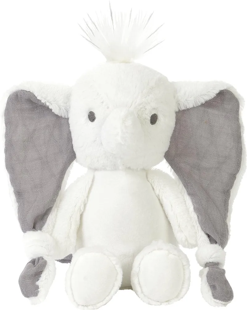 Olifant Elba no.1 24cm - Knuffel van Happy Horse in Wit, Grijs – productfoto