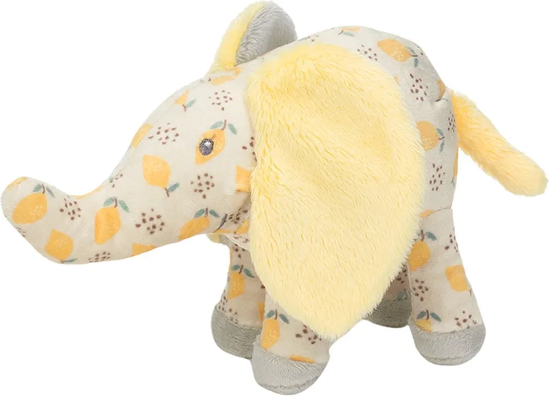 Olifant Emmett Knuffel 15 cm - Baby knuffel by Happy Horse in Grey, Yellow – product photo