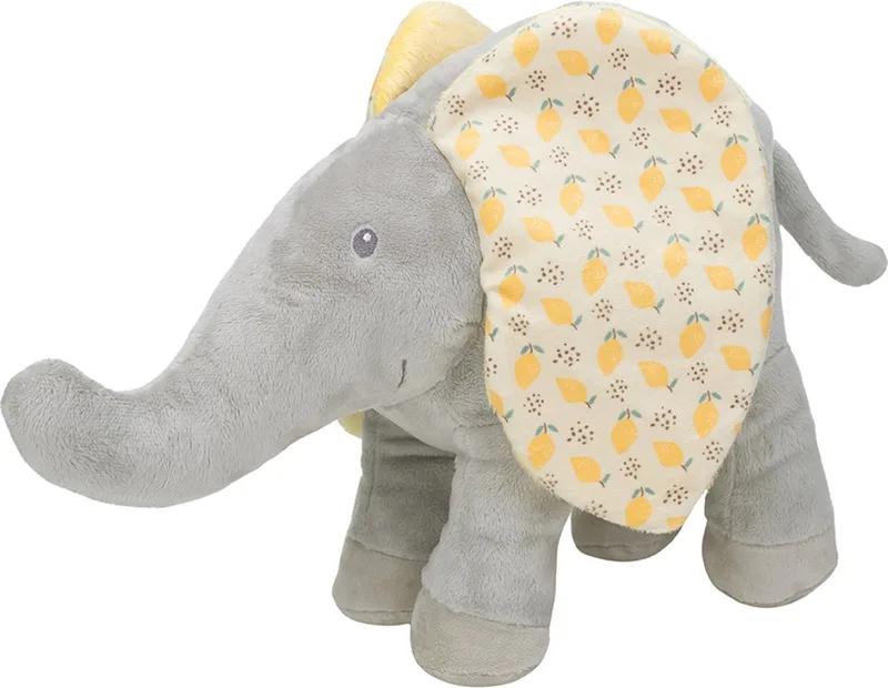 Olifant Emmett Knuffel 30 cm - Baby knuffel by Happy Horse in Grey, Yellow – product photo