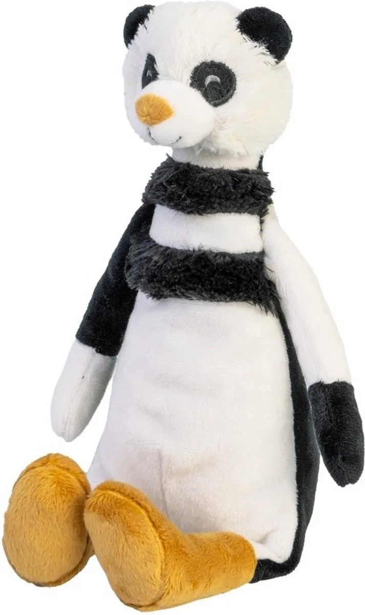Panda Phill Knuffel 32cm - Zwart/Wit - Baby knuffel by Happy Horse in Black – product photo
