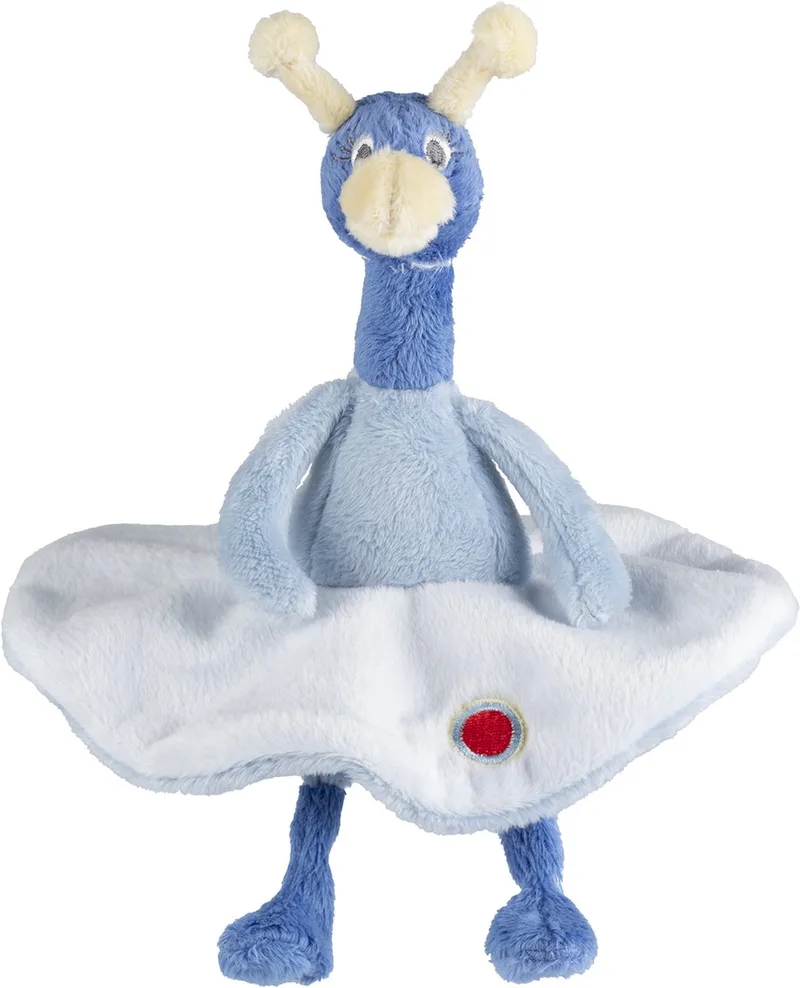 Pauw Polly Knuffel 18cm - Baby knuffel van Happy Horse in Blauw – productfoto