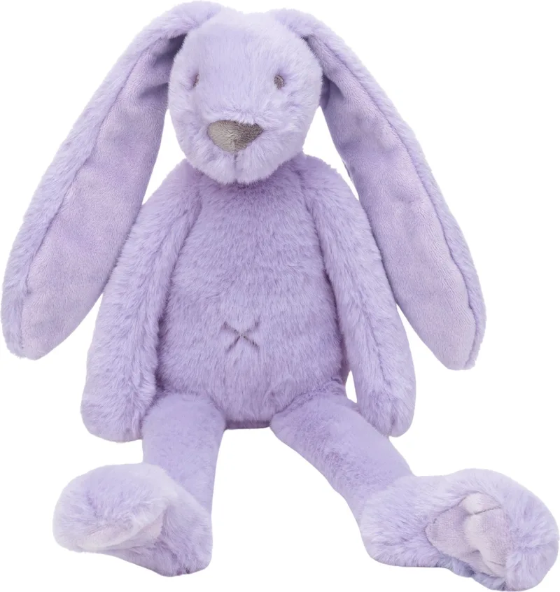Recycled Konijn Richie Knuffel 38 cm - Baby knuffel by Happy Horse in Purple – product photo