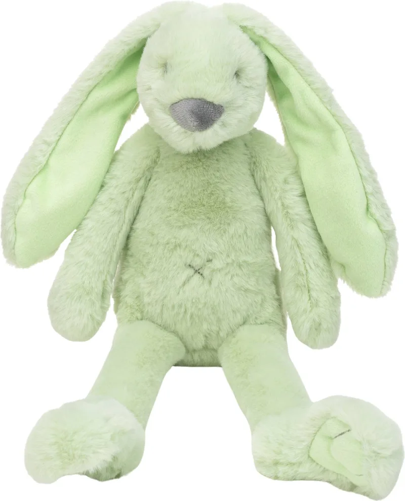 Recycled Konijn Richie Knuffel 38 cm - Baby knuffel by Happy Horse in Pistachegroen – product photo