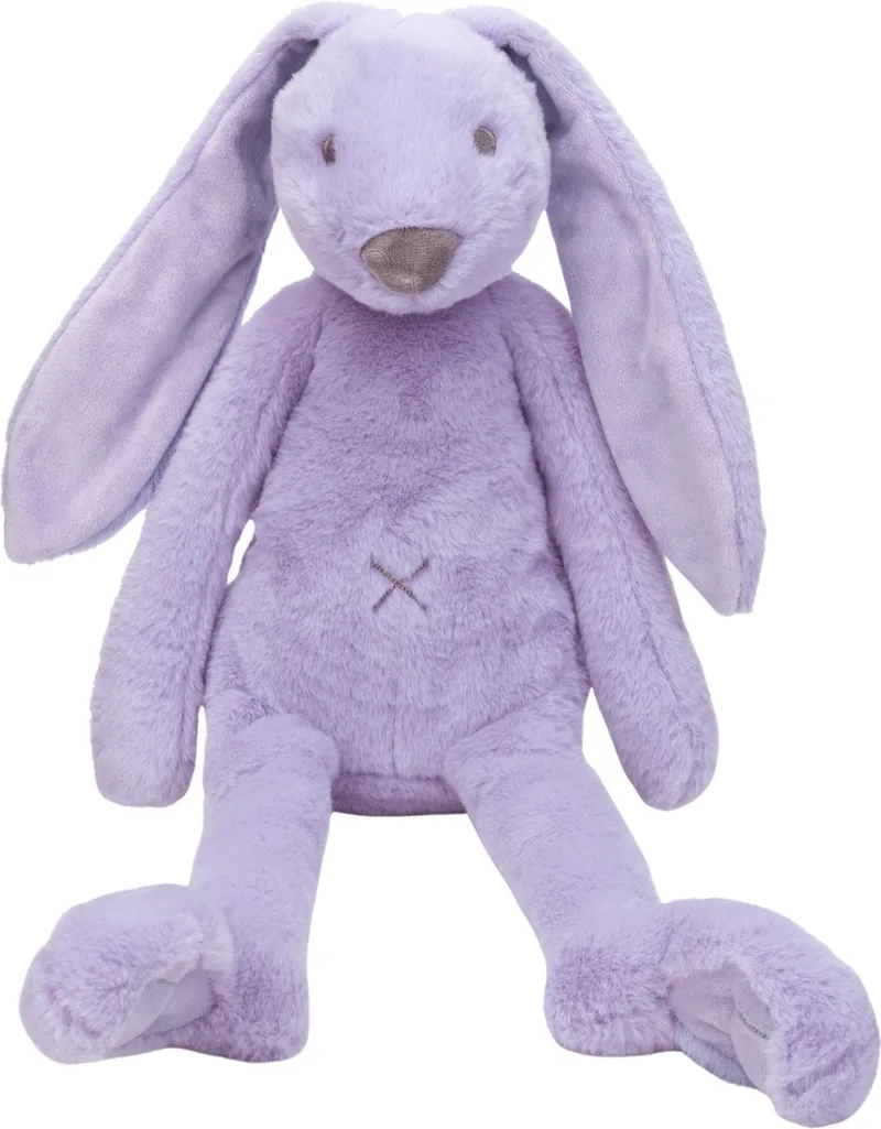 Recycled Konijn Richie Knuffel 58 cm - Baby knuffel by Happy Horse in Purple – product photo