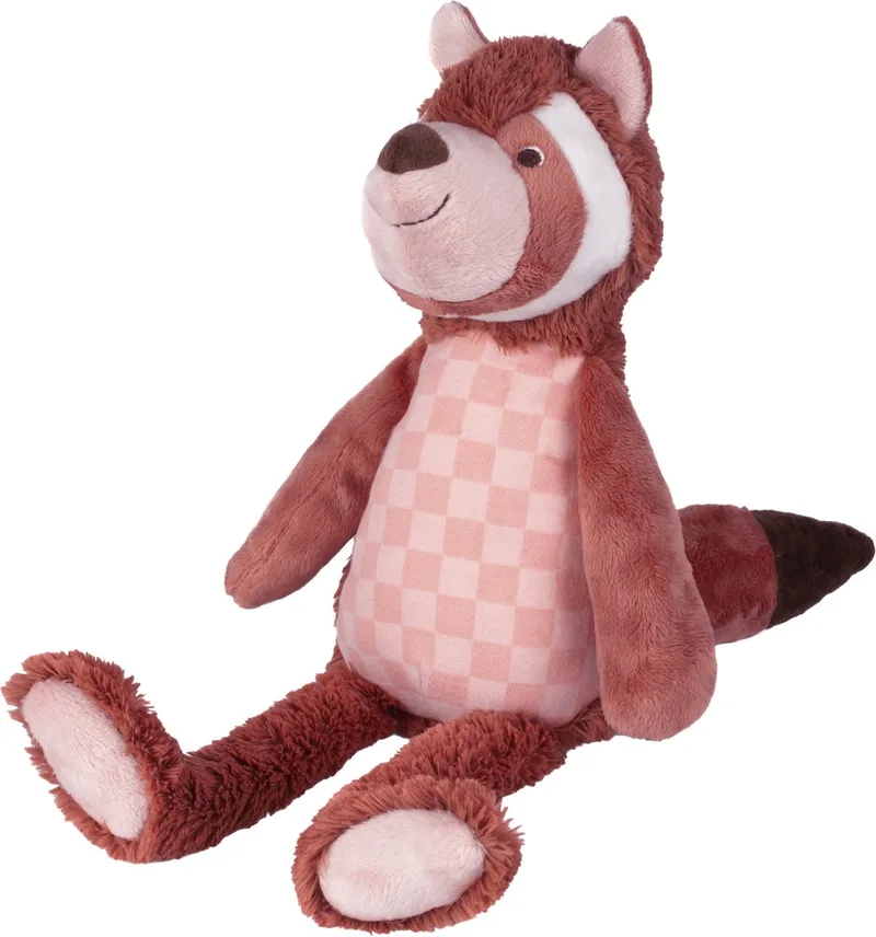 Rode Panda Pien Knuffel 36cm - Roestbruin/Roze - Baby Knuffel van Happy Horse in Roestbruin, Roze – productfoto