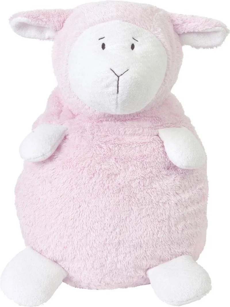 Schaap Lammy Maat XL Liggend Roze Knuffel - 45 cm by Happy Horse in Sugar Orange C – product photo