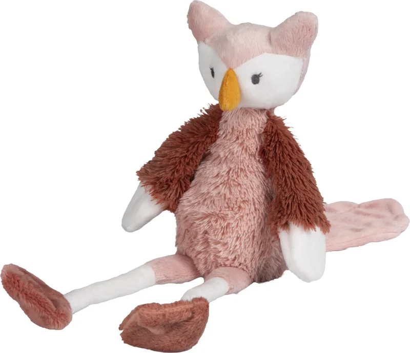 Uil Olivia Knuffel 31cm - Baby knuffel de Happy Horse en Oudroze – photo produit