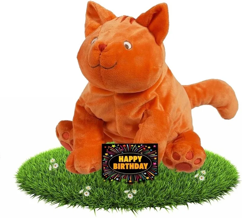 Verjaardag knuffel Dikkie Dik 43 cm met gratis verjaardagskaart van Happy Horse in Oranje – productfoto