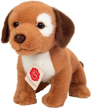 Kuscheltier Hundewelpe Milow 25 cm von Hermann Teddy Collection in Braun – Produktfoto 1 von 3