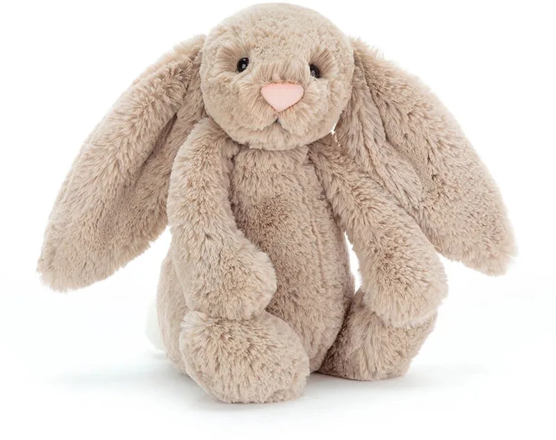 Knuffels - Bashful Beige Bunny - Beige - Konijn - Knuffel - 31 cm - Voor alle leeftijden de Jellycat en Beige – photo produit