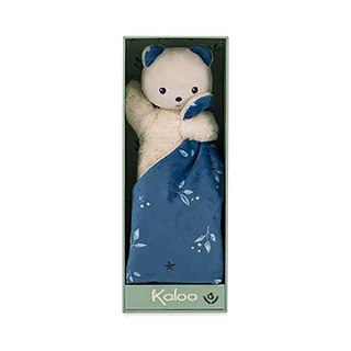 Carre Douceur - Knuffeldoekje - Beer - Blauw van Kaloo in Meerkleurig – productfoto 2 van 6