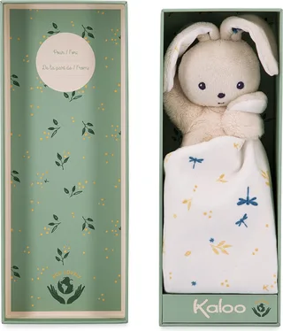 Carre Douceur - Knuffeldoekje - Konijn - Wit van Kaloo in Konijn Wit – productfoto 1 van 6