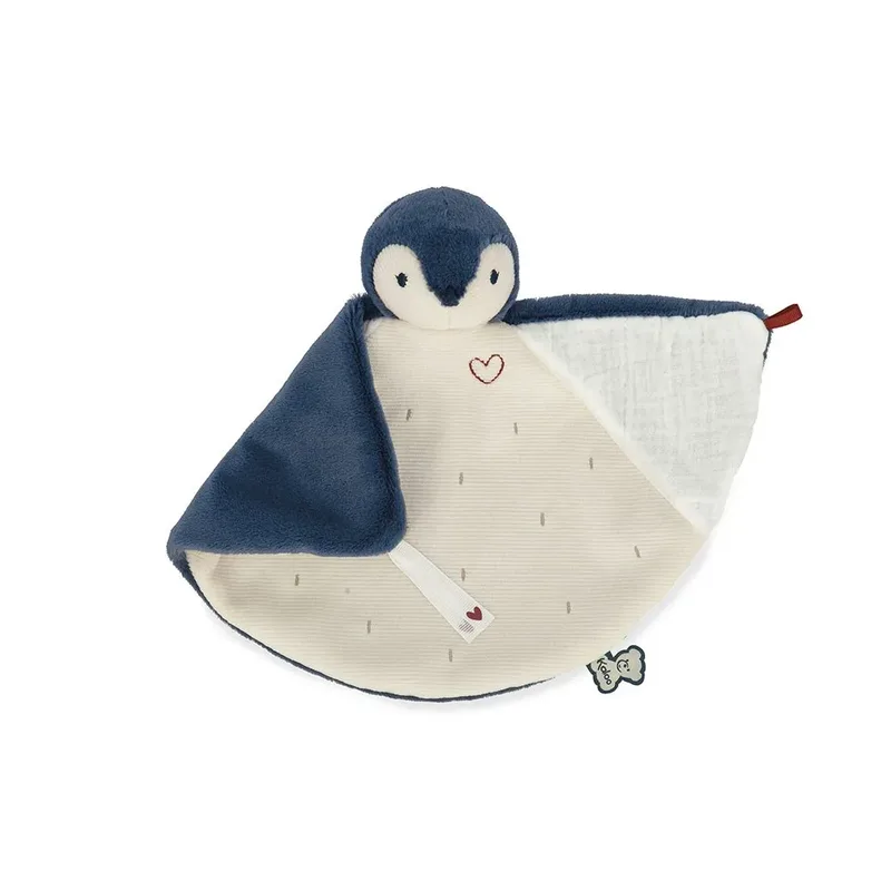 Complices - Knuffeldoek Pinguïn - 24 cm de Kaloo en Bleu – photo produit 2 sur 6