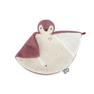 Complices - Knuffeldoek Pinguïn - 24 cm de Kaloo en Rose – photo produit 2 sur 6