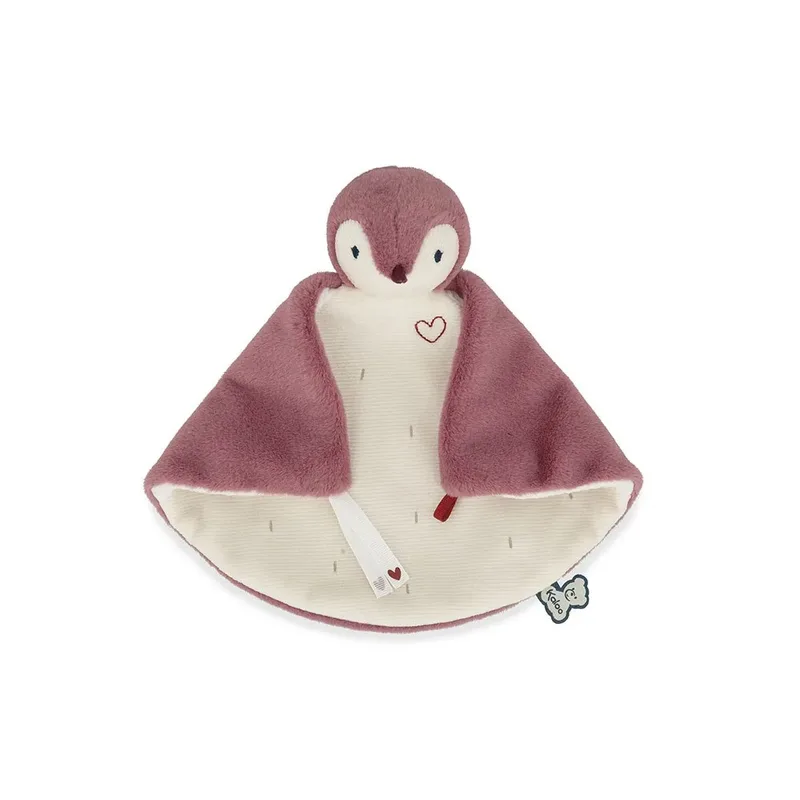 Complices - Knuffeldoek Pinguïn - 24 cm de Kaloo en Rose – photo produit 3 sur 6