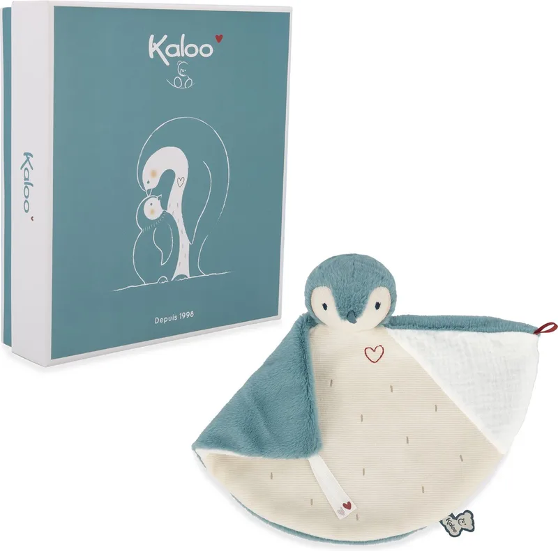 Doudou Pingouin de Kaloo en Vert – photo produit 1 sur 6