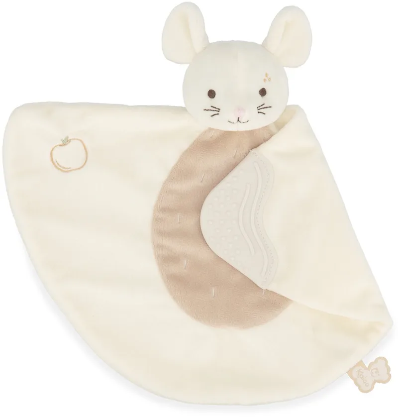 Grignoti - Bijtspeelgoed - Knuffeldoek van Kaloo in Muis – productfoto