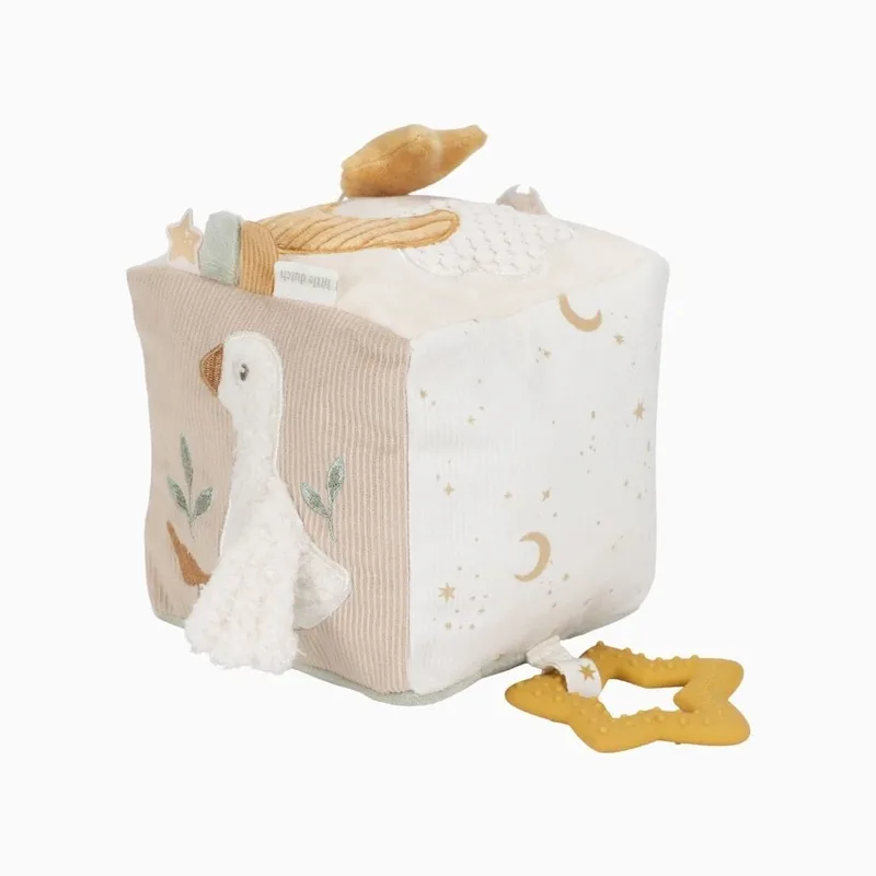 activiteitenkubus Newborn Naturals van Little Dutch – productfoto