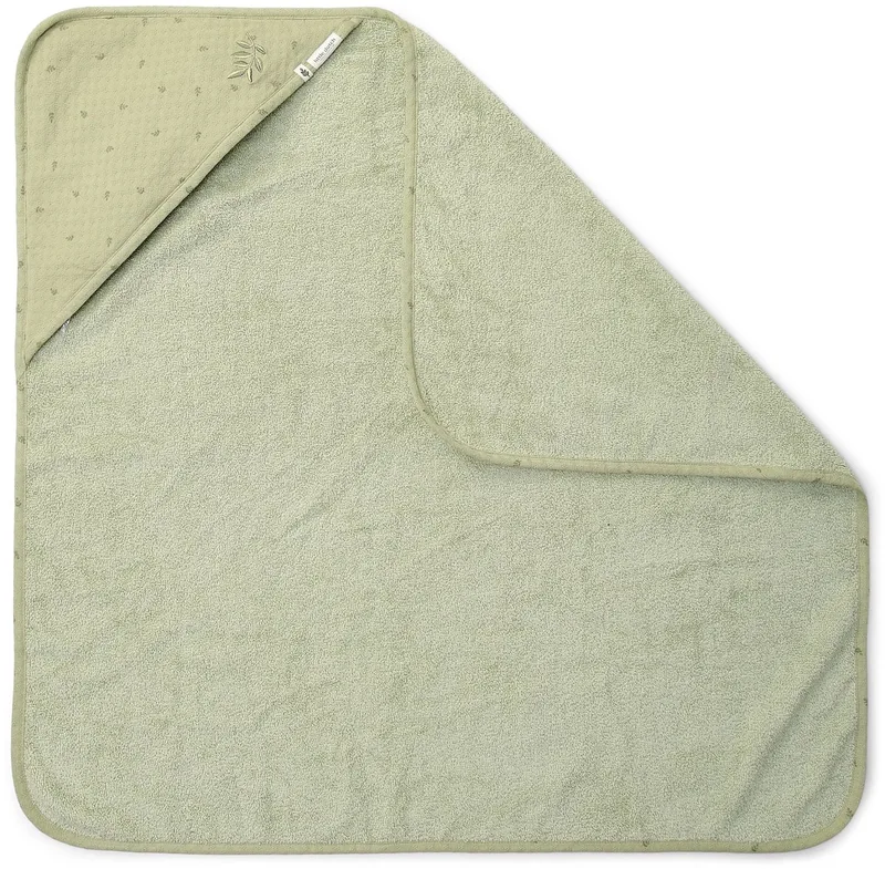 Badcape - 75 x 75 - Essentials van Little Dutch in Groen – productfoto