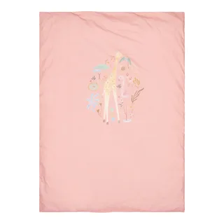Blooming Safari Dekbedovertrek - 120 x 150 cm van Little Dutch in Roze – productfoto 3 van 4