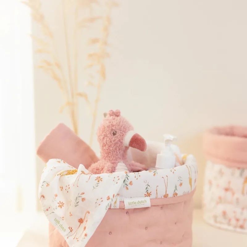Blooming Safari Monddoekjes Set - 25 x 25 cm van Little Dutch in Bloem – productfoto
