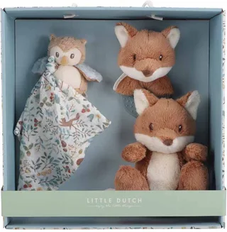 cadeau set knuffels - Forest Friends by Little Dutch in Multicolour – product photo 1 of 4