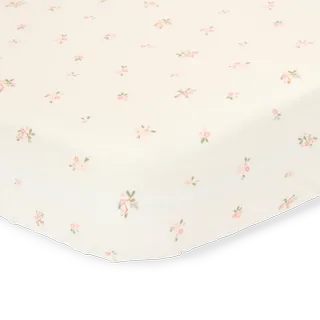 Hoeslaken Ledikant Little Dutch Blueberry Leaves van Little Dutch – productfoto 3 van 3