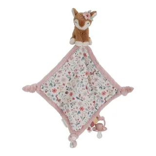 Knuffeldoekje print Hert - Fairy Garden van Little Dutch in Roze – productfoto 2 van 4