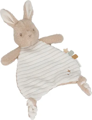 Newborn Naturals Bunny Knuffeldoek van Little Dutch in Naturel – productfoto 1 van 2
