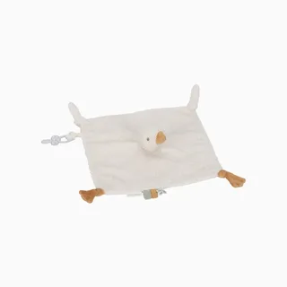 Newborn Naturals Knuffeldoekje Little Goose de Little Dutch en Blanc – photo produit 2 sur 4