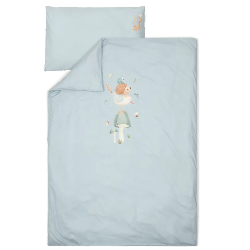 Overtrek peuterbed Little Dutch 120x150 denimblauw van Little Dutch – productfoto