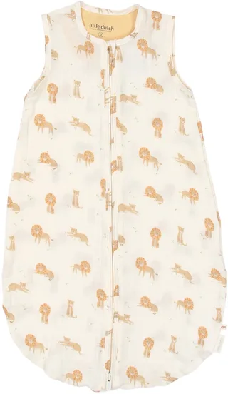 Safari Leo Slaapzak Zomer - 110 cm van Little Dutch in Geel – productfoto 1 van 2