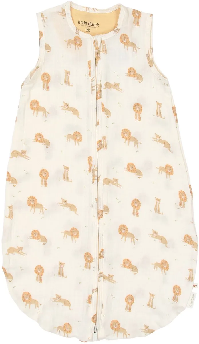 Safari Leo Slaapzak Zomer - 110 cm van Little Dutch in Geel – productfoto 1 van 2