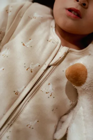 Slaapzak winter – Maat 90 cm – Newborn Naturals – Little Goose von Little Dutch in Beige – Produktfoto 4 von 4