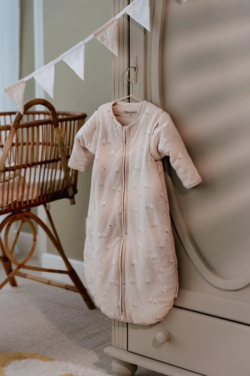Slaapzak winter – Maat 90 cm – Newborn Naturals – Little Goose von Little Dutch in Beige – Produktfoto 3 von 4