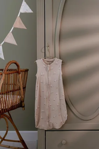 Slaapzak zomer – Maat 70 cm – Newborn Naturals – Little Goose van Little Dutch in Beige – productfoto 3 van 4