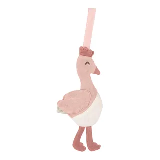 Speendoekje Flamingo van Little Dutch in Roze – productfoto 3 van 4