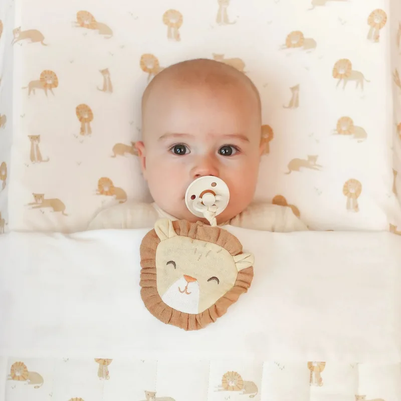 Speendoekje Leeuw van Little Dutch in Geel – productfoto 4 van 4