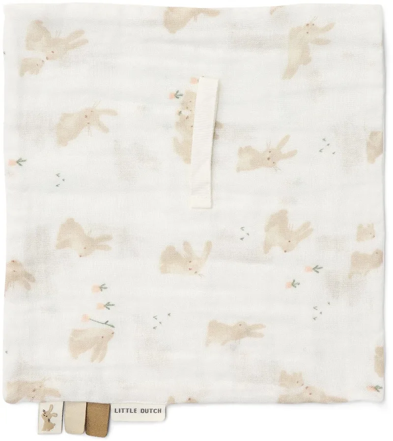 Speendoekje - Newborn Naturals - Baby Bunny van Little Dutch in Wit – productfoto