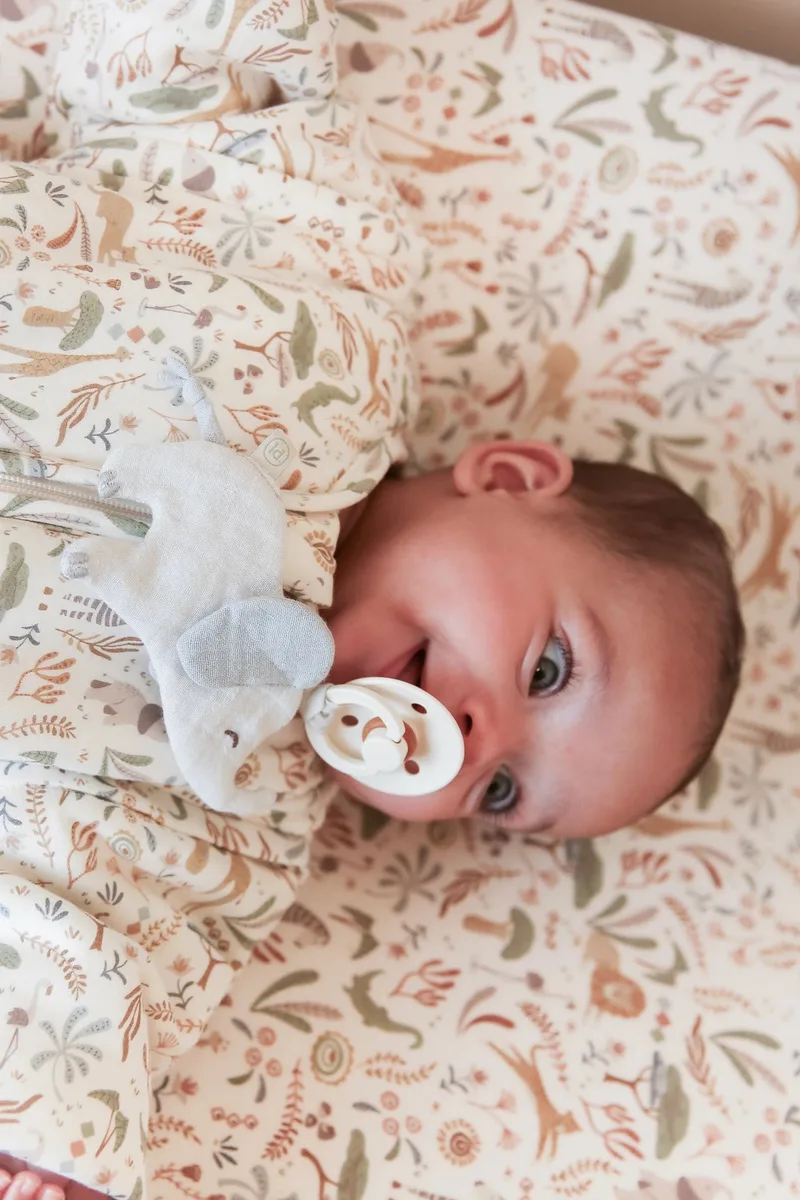 Speendoekje Olifant van Little Dutch in Grijs – productfoto 4 van 4
