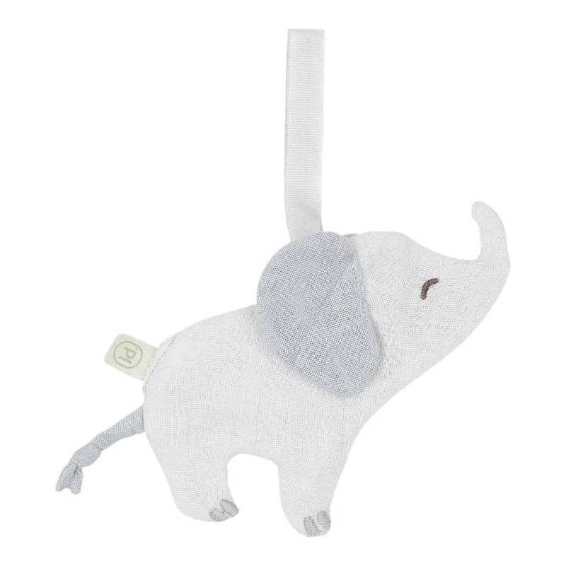 Speendoekje Olifant van Little Dutch in Grijs – productfoto 2 van 4