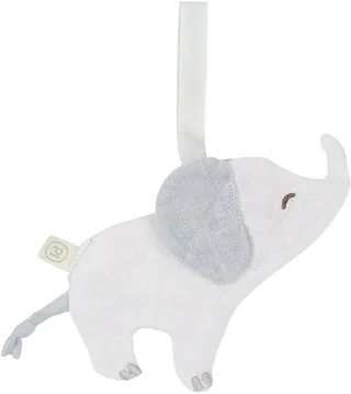 Speendoekje Olifant van Little Dutch in Grijs – productfoto 1 van 4