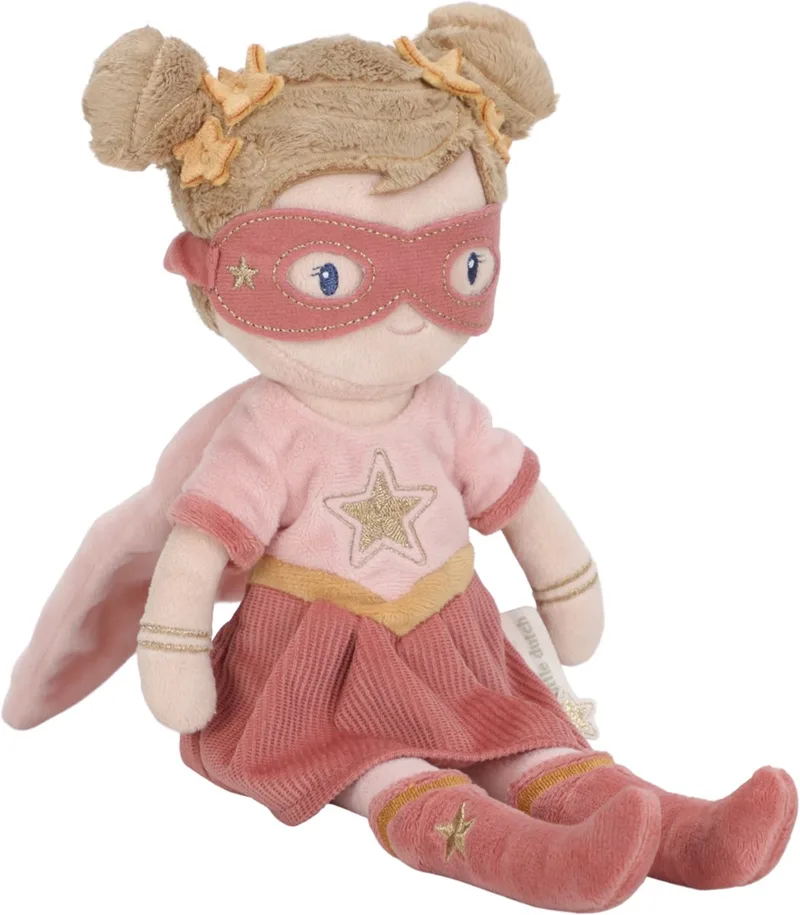 Superhero Knuffelpop Rosa - 35 cm by Little Dutch in Pink – product photo 1 of 4