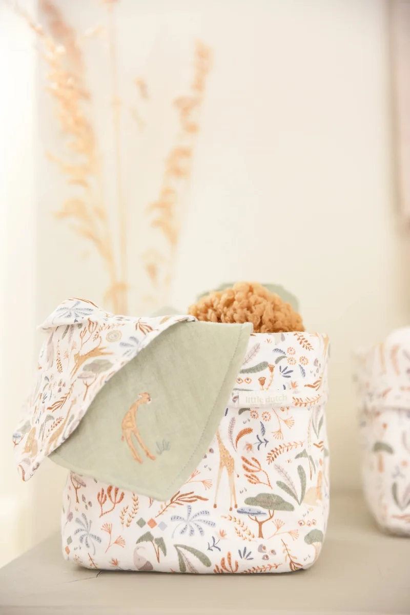Swaddle Doek Little Dutch Safari Wonders 70x70 3st van Little Dutch – productfoto 2 van 3