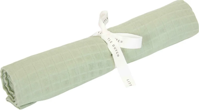 Swaddle - Maat 120 cm - Essentials de Little Dutch en Vert – photo produit