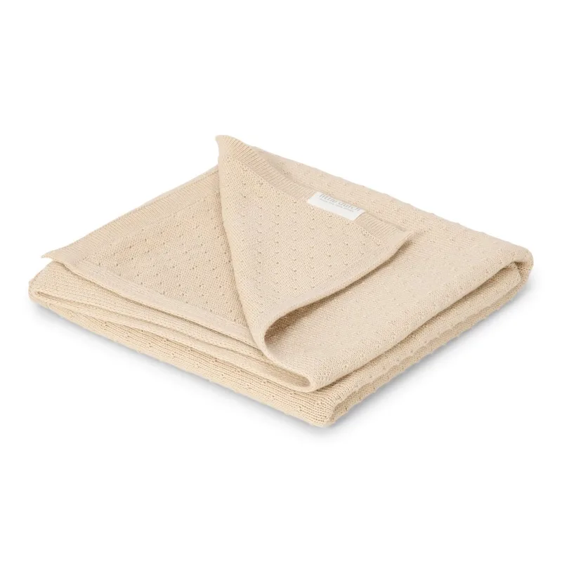 Wiegdeken - Essentials van Little Dutch in Beige – productfoto 2 van 4