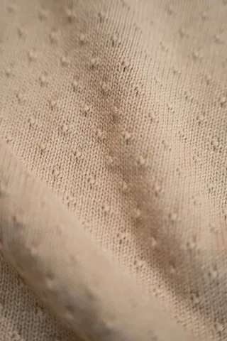 Wiegdeken - Essentials van Little Dutch in Beige – productfoto 3 van 4