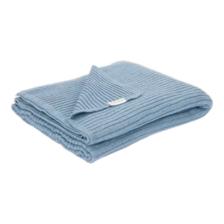 Wiegdeken - Essentials van Little Dutch in Blauw – productfoto 2 van 2