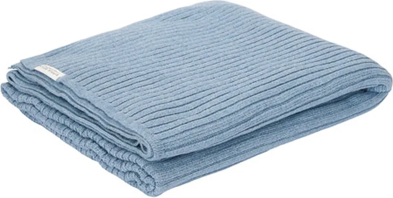 Wiegdeken - Essentials van Little Dutch in Blauw – productfoto 1 van 2